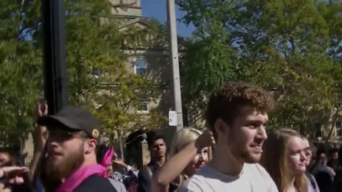 Lauren Southern mobbed with racist slur