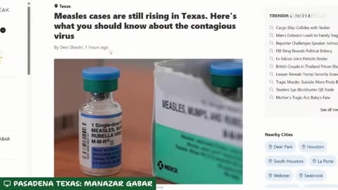 NEVER Trust Thine Enemy: “Measles cases in TEXAS driving up Maxxine-demand’