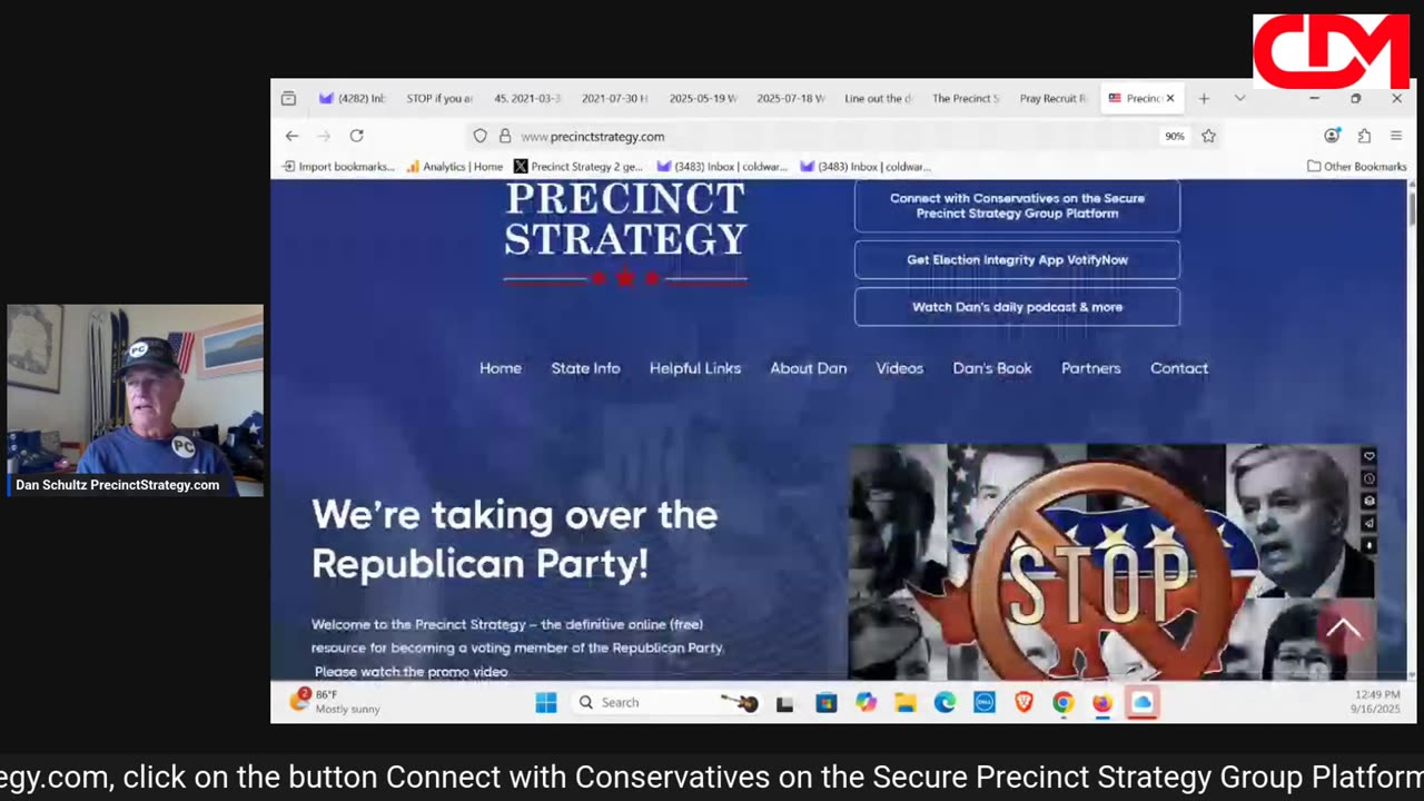 Precinct Strategy Conservatives' Roll Call: Absent? Dan Schultz September 16 2025