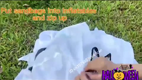 8FT/2.4M Christmas Inflatables Gingerbread Man with Gift Pack Outdoor