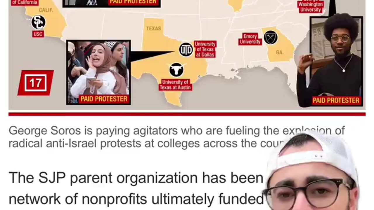 Not paid protestors.. but organizers are!!!