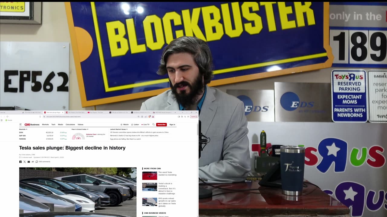 Ben Shapiro views drop, Tesla's biggest drop, Dems oppose SAVE Act due to voter id, | Ep. 562