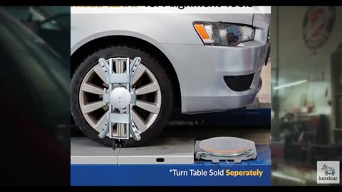 AutoSolo 3D DSP Wheel Alignment Tool - Alignment Wheel Clamp & Magnetic Adapter