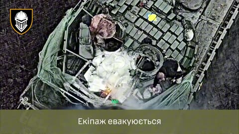 Dramatic Footage of Ukrainian Tank Assault on Russian-Controlled Village