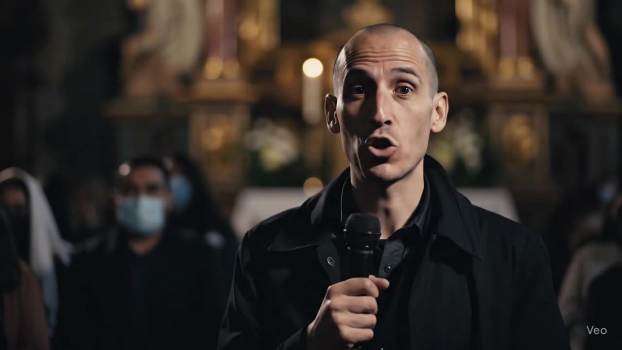 En el funeral de su suegra... y mirando el celular 📱⚰️