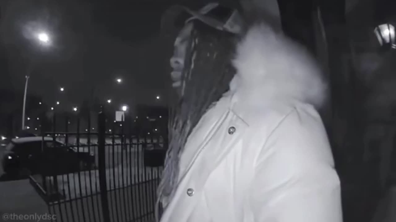 Black man tresppeses into private property and doesn't leaved when asked