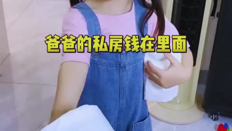 funny baby & father