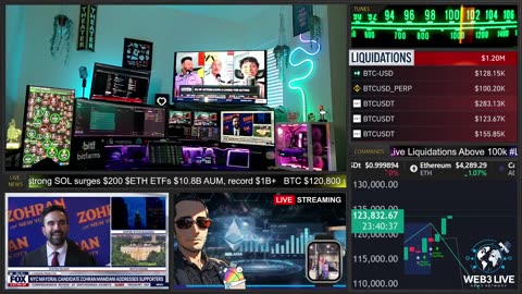 BTC $120,800 strong 💪 SOL $200 🚀 ETH ETFs hit $10.8B, record $1B+ inflows! Market cap $4.12T 📈