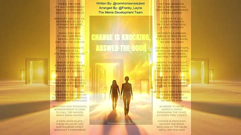 Change is knocking; Answer the door