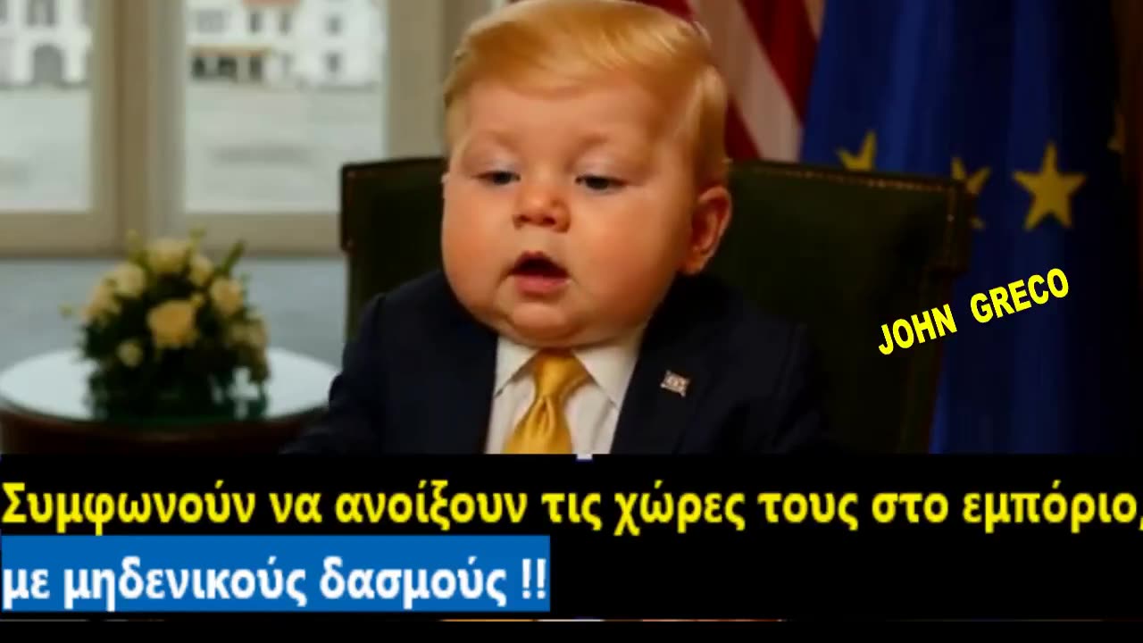 Οι ''#OΡΟΙ'' Τραμπ.... σε #Baby... Μορφη !!😂😍