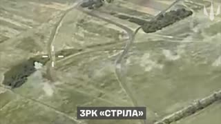 😮 The closest flight of the Russian "Strela-10" air defense missile near a Ukrainian