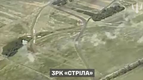 😮 The closest flight of the Russian "Strela-10" air defense missile near a Ukrainian