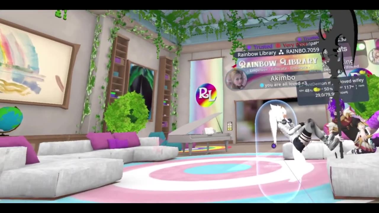 Liberals Of VRCHAT Episode 9: Rainbow Library Full of Stupid Tranny Snowflakes
