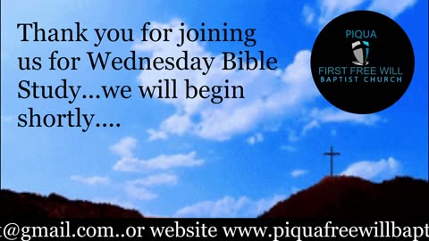 Wednesday Night Bible Study for June 25, 2025.