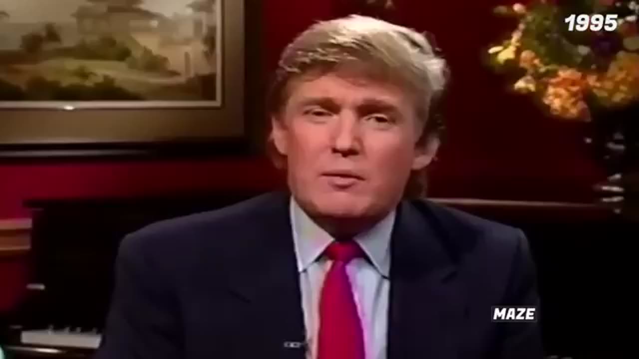 1995: A young Donald Trump talks about the stupid & weak Trade Deals that the US has entered into