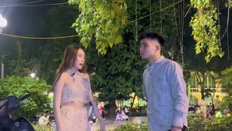 troll spilled ink on stranger's shirt, almost went to hanoi