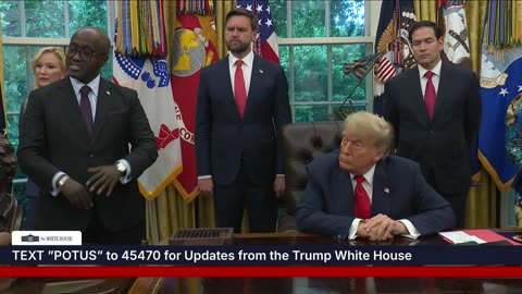 President Trump Participates in a Visit with the Foreign Ministers of the Congo and Rwanda
