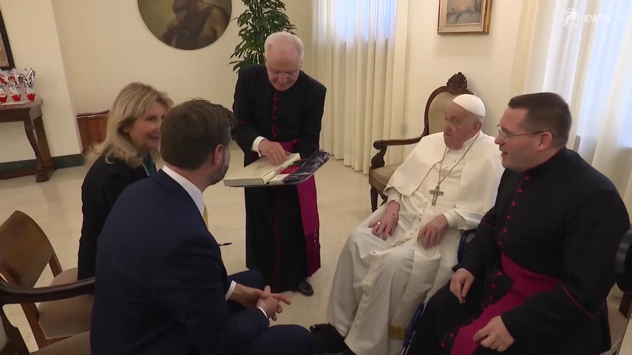 Vice President JD Vance meets with Pope Francis during Easter.