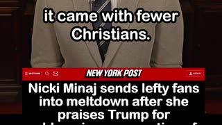 Nicki Minaj Praises Trump — and Liberals Lose It