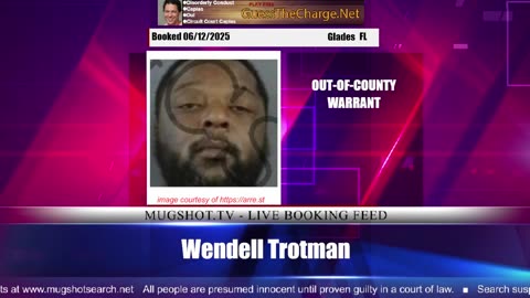 Mugshot TV - Live Arrest Booking Video Stream