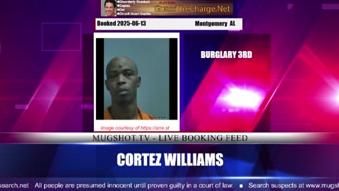 Mugshot TV - Live Arrest Booking Video Stream