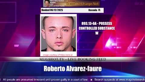 Mugshot TV - Live Arrest Booking Video Stream