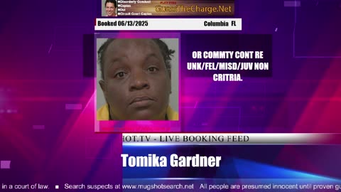 Mugshot TV - Live Arrest Booking Video Stream