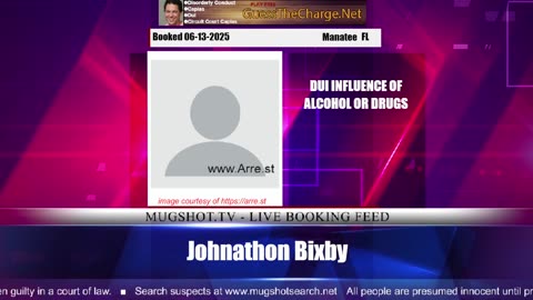 Mugshot TV - Live Arrest Booking Video Stream
