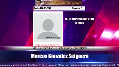 Mugshot TV - Live Arrest Booking Video Stream