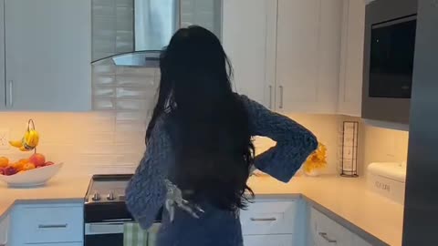 Loveable tgirl in home