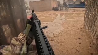 Insane Firefight Between Kurdish SDF and Syrian Army(Unclear Who is Who)