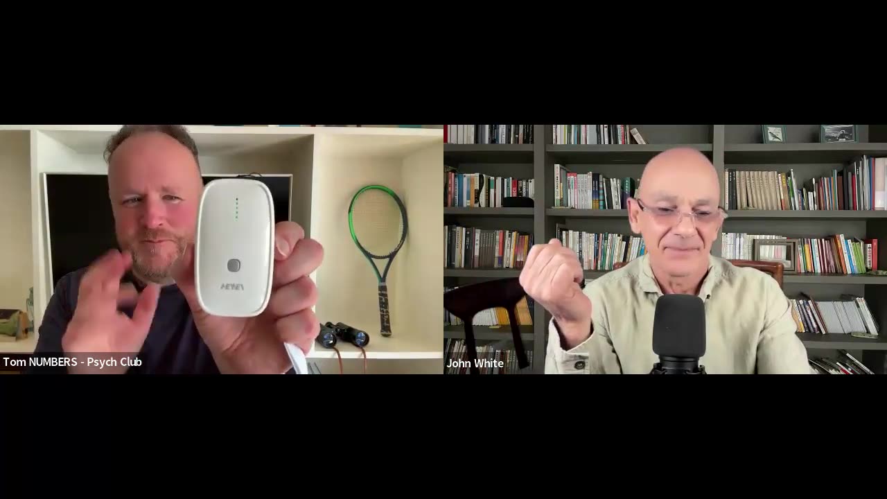 The New HeaWea wearable ✳️RIFE FREQUENCY device from JOHN WHITE of Spooky2 on TOM NUMBERS SHOW