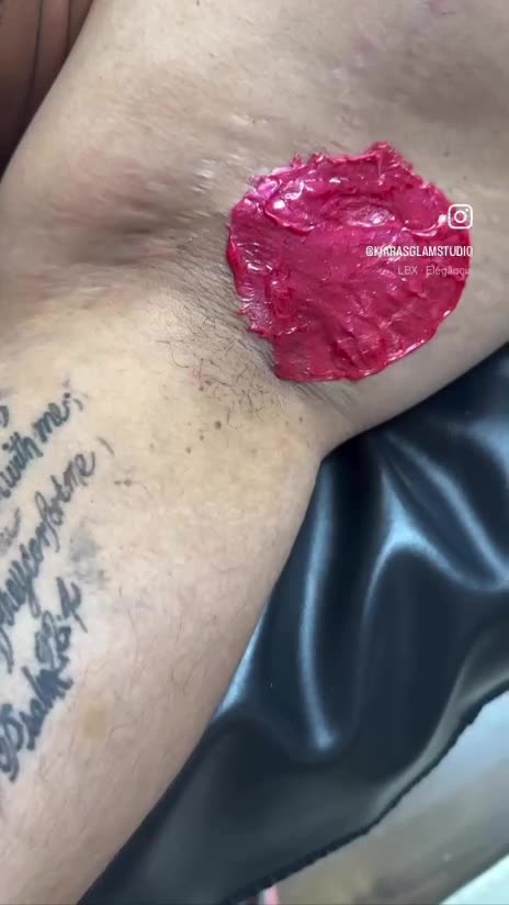 Texas Underarm Waxing Tutorial | Sexy Smooth Cherry Desire Hard Wax Demo by @KiarasGlamStudio