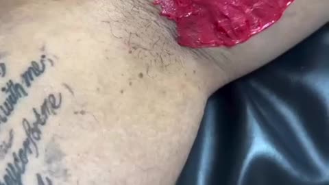 Texas Underarm Waxing Tutorial | Sexy Smooth Cherry Desire Hard Wax Demo by @KiarasGlamStudio