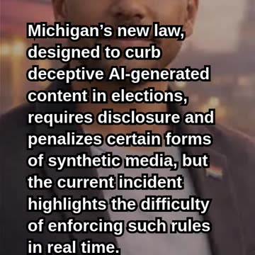 Fake AI Videos in Michigan Election