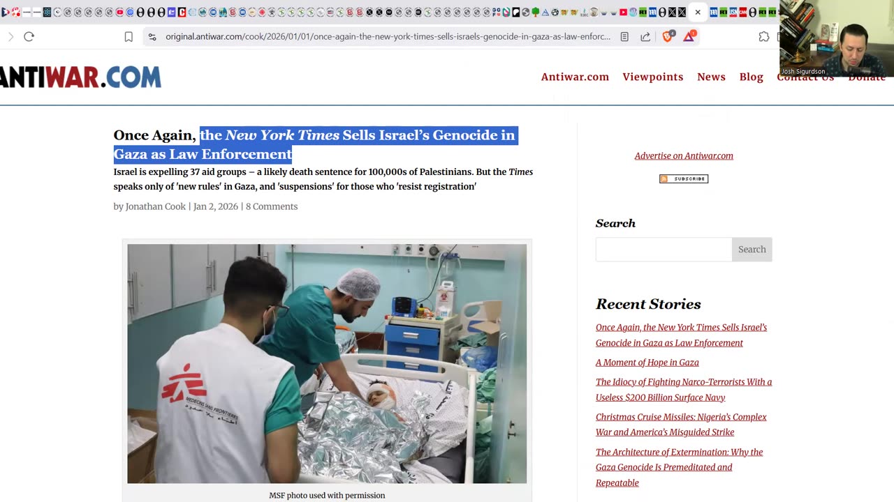 2026 BEGINS WITH WAR!