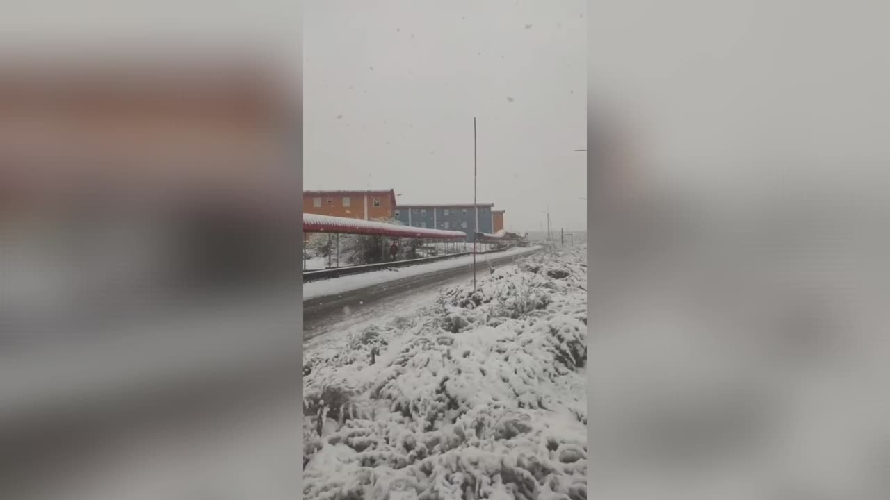 Nieve en Los Pelambres