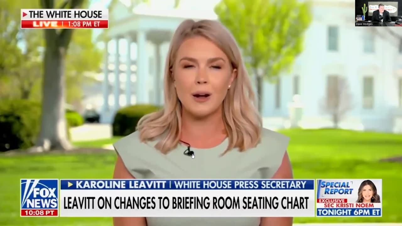SHOCKING WHITE HOUSE PRESS ROOM CHANGES! WILL DAVE HODGES HAVE A ROLE?