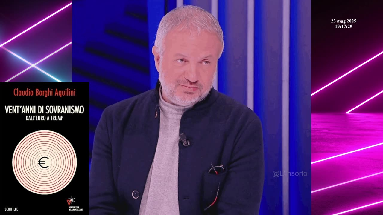 Claudio Borghi Aquilini Intervista radio La spiegazione del PNRR nella sua realtà - Governo Draghi