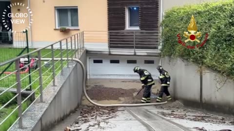 Landslides and floods in Piedmont due to cyclone Hans
