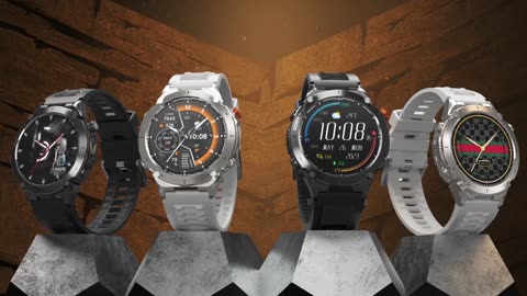 💪 T-Rex 3 Ultra Smartwatch | Rugged 10ATM Waterproof, Dual-Band GPS, AMOLED for Men ⌚🔥