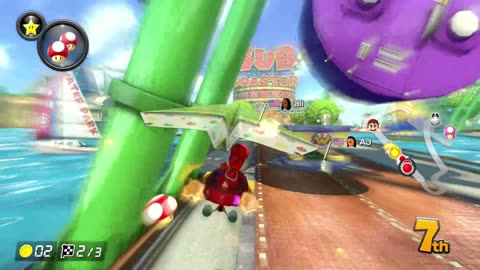 #mariokart8deluxe Race Four: Water Park