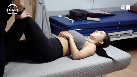 ESTJ 광배 요정 허리에서 삼단고음이 들린다_! 모델 '이규리'｜척추·골반 교정 ASMR Chiropractic Cracking Full Body [뼈소리ASMR]