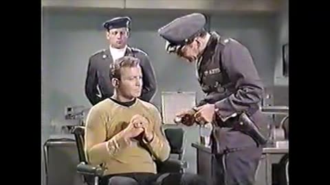 STAR TREK re-run on an old VHS Tape Tomorrow is Yesterday