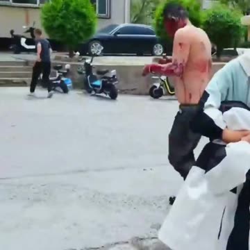 HORRIFIC explosion rips through residential street in Shanxi Province, China