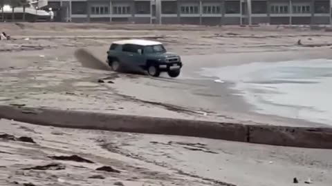 😂🚗 When You Try to Drive on the Beach... | FunFM