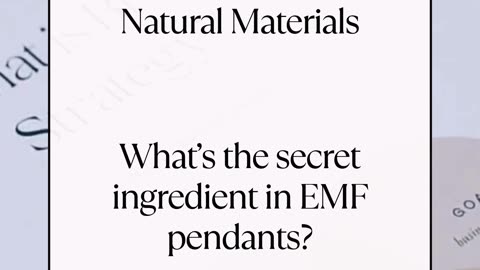 What’s the secret ingredient in EMF pendants?