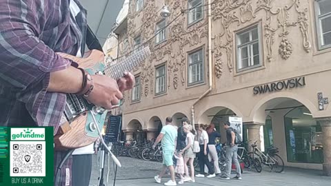 Jazz Nano Street Edition: Busking in Bath, England: 2025 Tour in UK