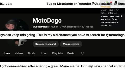 Subscribe to MotoDogo on Youtube and Follow @JesseDalba on X and Rumble to find out what's really...