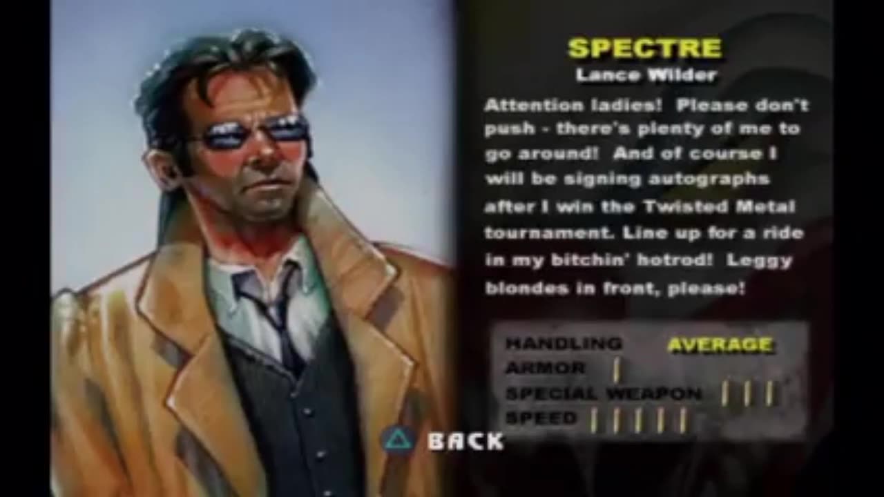 Twisted Metal 3 - Lance Wilder